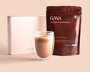 a Cup of GAYA with a GAYA Pouch and Box behind.